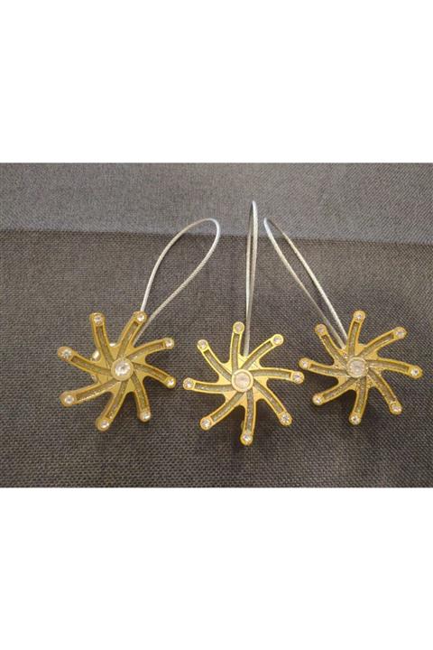 SEL Perde Mandalı Altın Sarısı 3 Adet