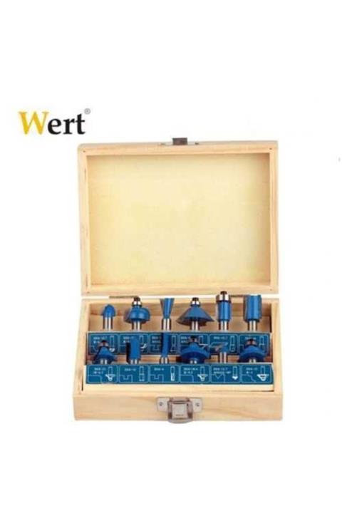WERT W2504 Freze Uç Seti 12 Parça