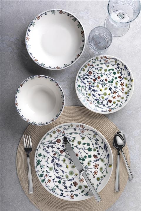 Aryıldız Porselen Arcadia 24 Parça Yemek Takımı