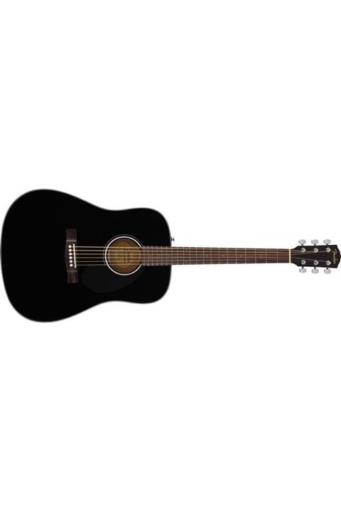 FENDER Cd-60s Ceviz Klavye Black Akustik Gitar