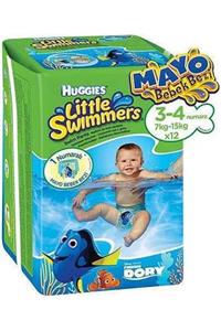 Huggies Little Swimmers Mayo Bebek Bezi S-m 12 Adet 7-15 kg