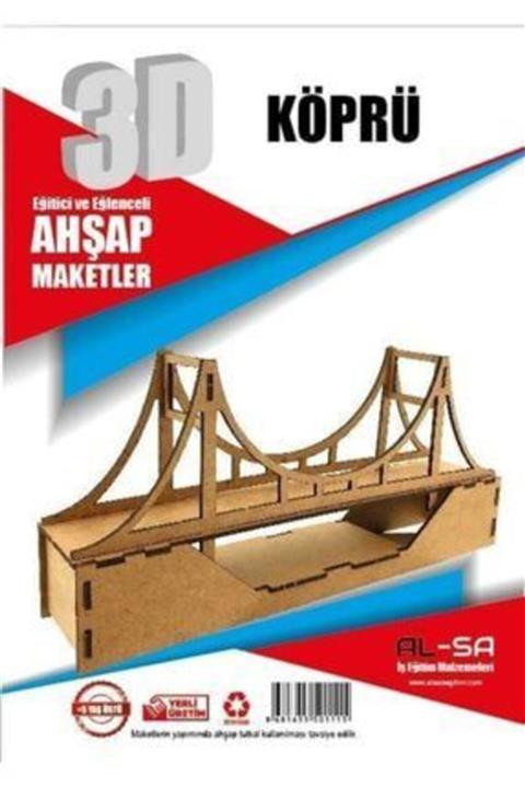 alacabey 3d Köprü Maketi Eğitici Ve Eğlenceli Oyuncak