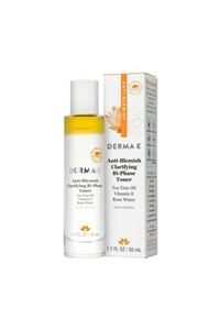 DERMA E Anti Blemish Clarifying Bi Phase Toner 50 ml - Yağlı, Siyah Noktalı Ve Lekeli Ciltler Için