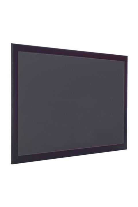 Chalky 120x180 Cm Kara Tahta Siyah Çerçeveli - Tebeşir Yazı Tahtası - Siyah