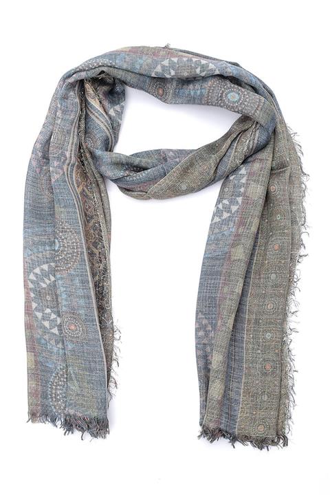 Pua Fashion Otantik Renkli Atkı