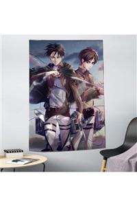 Köstebek 70 X 100 Cm Anime Attack On Titan:shingeki No Kyojin Duvar Halısı