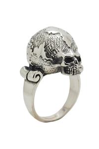 Chavin Skull Kuru Kafa Çelik Erkek Yüzük bg22