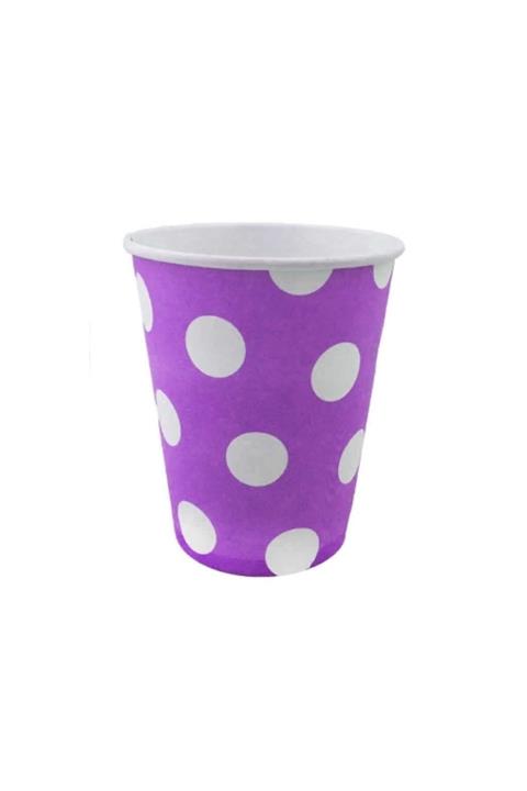 whiteavm Karton Mor Puantiyeli Bard 8oz P8