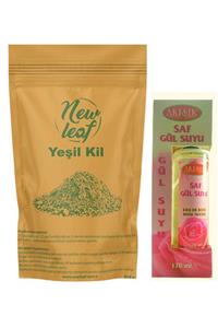 Newleaf Yeşil Kil 500 G Ve Akışık Gül Suyu(katkısız) 170 Ml