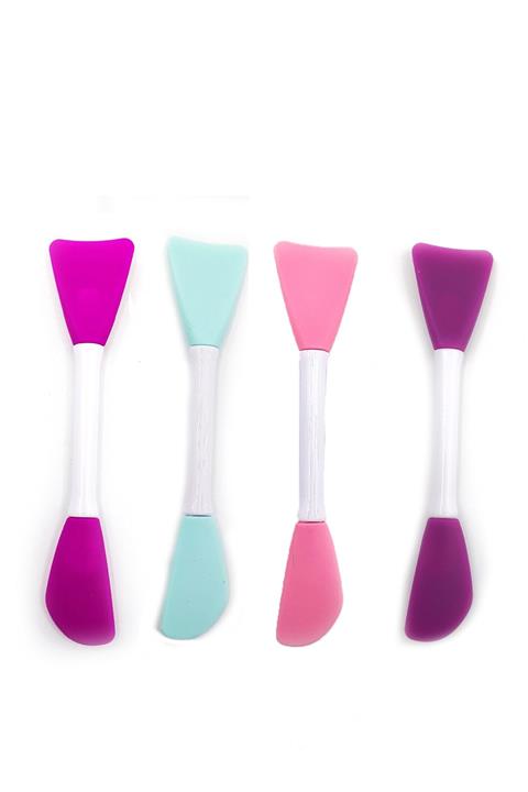 SHAKA 1 Adet Iki Uçlu Silikon Maske Sürme Fırçası As-954