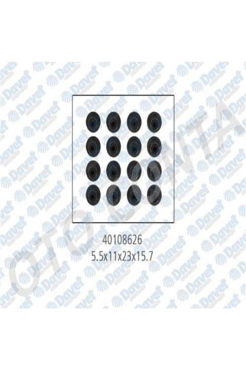 OTO CONTA Subap Lastıgı 16 Adet Clıo Iı-kng-twıngo I 1.2 16v 01= 5,5x11x23x15,7mm D4d700-