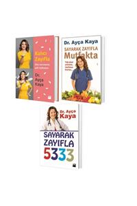 peta kitap Dr Ayça Kaya Kalıcı Zayıfla – Sayarak Zayıfla Mutfakta – Sayarak Zayıfla 5333- 3 Kitap Set