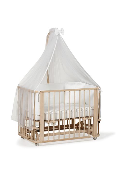 EGEBABY Ege Baby 2021 Collection Doğal 3 In 1 Beşik(70x110) -beyaz Nakışlı Uyku Setiyle