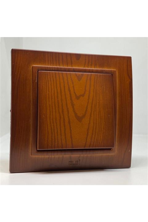 ELBİ Zena Anahtar Priz Çerçeveli Yeni Kiraz Rengi