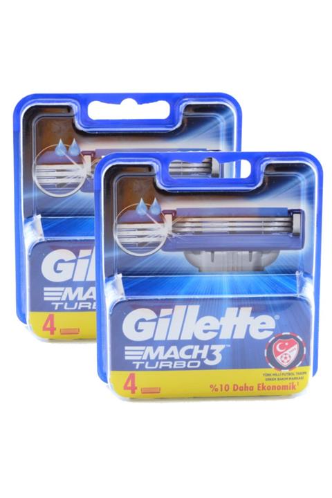 Gillette Tıraş Bıçağı Mach-3 Turbo 8 Li