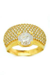 CiGOLD 22 Ayar Alyanslı Tektas  Yu zu k 17k2yzk0582054906