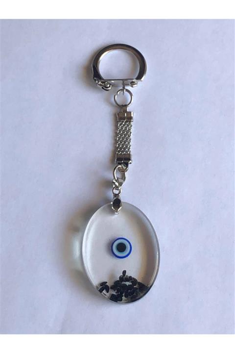 CNS HOME Şans Kısmet Bolluk Bereket Nazar Anahtarlığı 41 Çörek Otlu Nazar Boncuklu M03