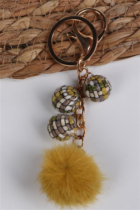 Della Pianto Tüylü Anahtarlık