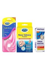 Wartner 35-40,5 Numara Ile Uygun Kadınlara Özel Açık Ayakkabı Için Tabanlık+nasır Sökücü+tırnak Mantar Jeli