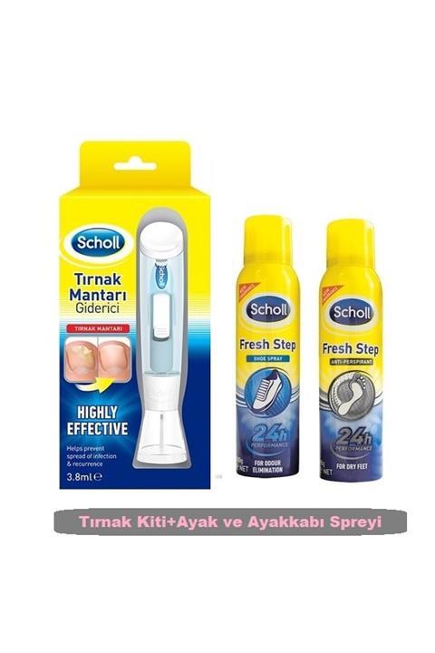 Scholl Tırnak Mantar Giderici 3.8 Ml+24 Saat Etkili Ayak+ayakkabı Spreyi