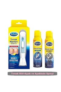 Scholl Tırnak Mantar Giderici 3.8 Ml+24 Saat Etkili Ayak+ayakkabı Spreyi