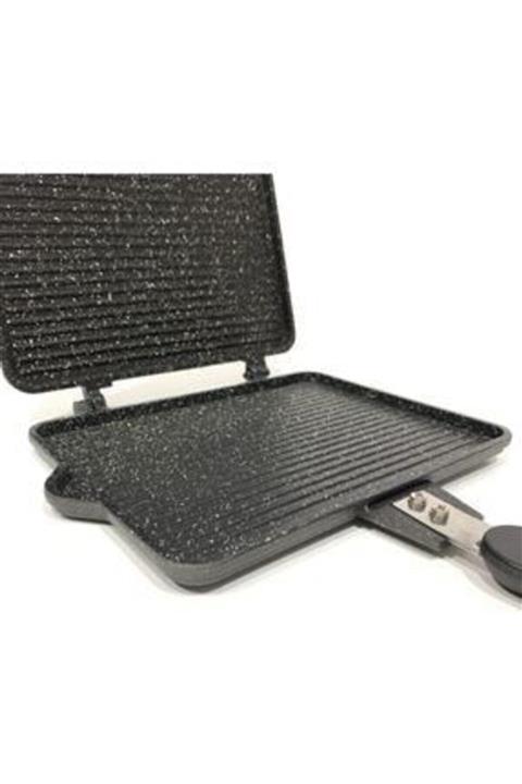 ROTAMZİRVE Ocak Üstü Iç Dış Granit Tost Makinesi (döküm Tost) Rz-020103