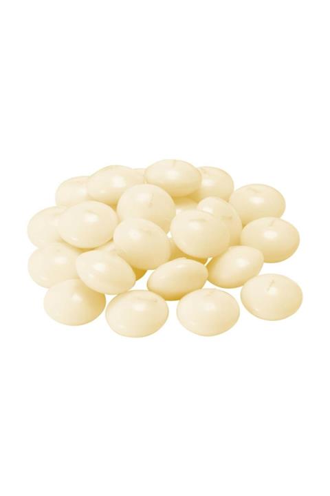 IKEA Fenomen Suda Yüzen Mum 24 Adet Natural