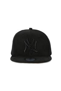 CosmoOutlet Ny New York Logolu Snapback Hip Hop Unisex Siyah Şapka