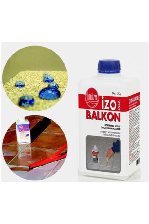 Emülzer Izo Balkon Şeffaf Izolasyon Fayans Derz Su Yalıtım 1 kg