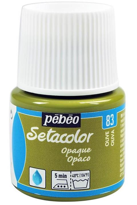 Pebeo Setacolor Opak Örtücü Kumaş Boyası Olive 295/83