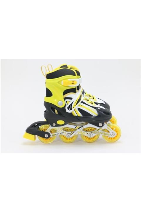 Tasarım Evi Kırmızı Çift Sıra Ayarlanabilir Alıştırma Pateni Çocuk Pateni