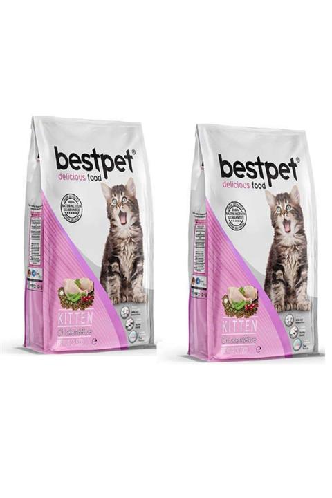 Bestpet Best Pet Kitten Tavuklu Yavru Kedi Maması 1 Kg * 2 Adet