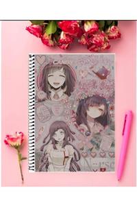 AYAŞLI KIRTASİYE Danganronpa Anime Defter 1 Adet Özel Tasarım A5 Boyutu 15*21 Cm Telli Çizgisiz