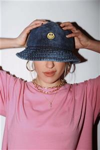 Kity Boof Jean Bucket Hat Şapka Washed Blue