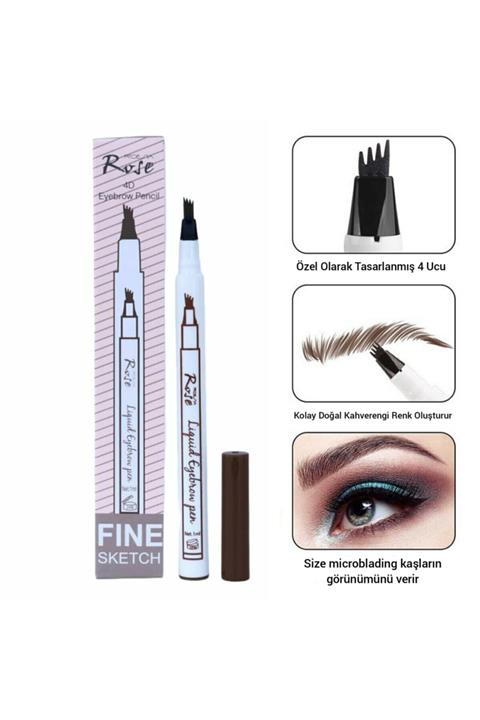 AİLY COSMETİCS Rose Microblading Etkili Kalıcı Kaş Kalemi