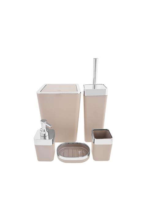 Emsan Hobi 5 Parça Banyo Seti Rose