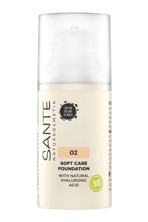 Sante Doğal Hyalüron Içeren Organik Yumuşak Fondöten 02-nötral 30ml