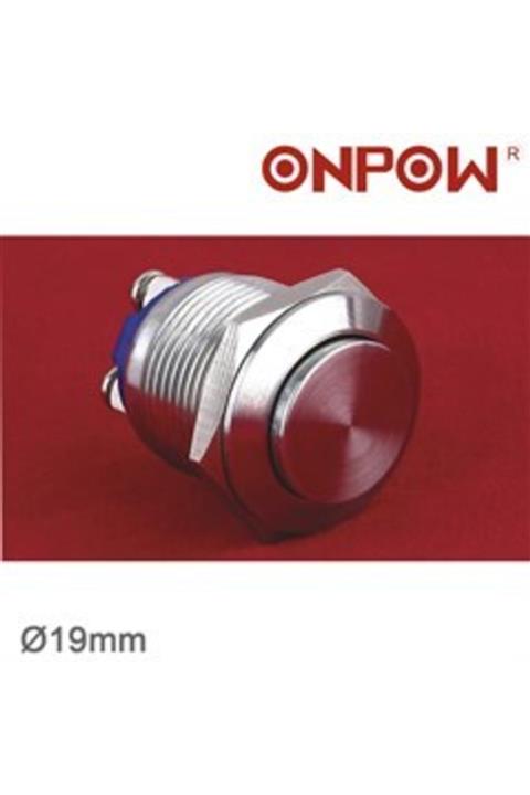 CND No97 Gq19h-10-n 19mm Metal Yaylı Buton Yüksek Ip65