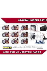 Niken Çalışma Led Lambası Off Road Gündüz Farı Sis Kare 27w 9 Led 9adet