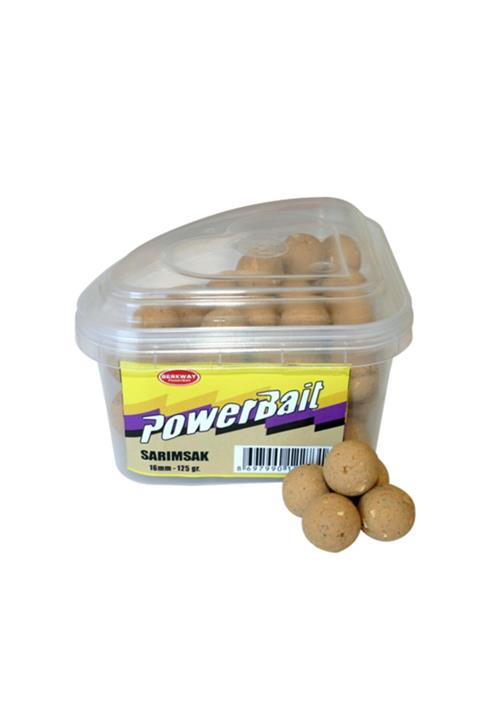 BERKWAY 4200 Power Bait Boilies Sarımsak 16 Mm 125 gr