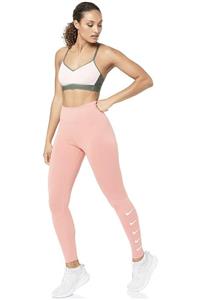 Nike Kadın Pembe Swoosh 7/8 Running Leggings Spor Tayt Cv8356 606