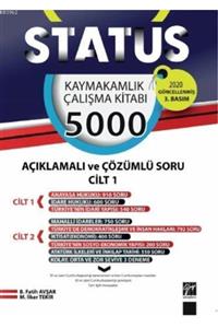 Gazi Kitabevi Status Kaymakamlık Çalışma Kitabı 5000 Açıklamalı Çözümlü Soru 2 Cilt Takım