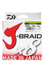 DAIWA J-braid 8b Chartreuse 150m Ip Misina