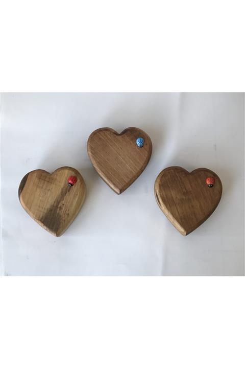 Osman Kaplan Atölyesi Ceviz Ağacı Kalpli Kutu