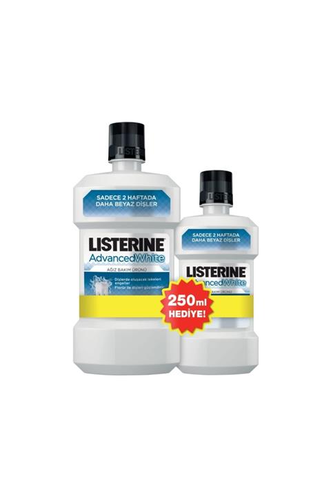Listerine White 500 Ml + 250 Ml Set