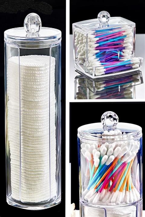 Tikatti Akrilik Lüx 3'lü Makyaj Organizer Set