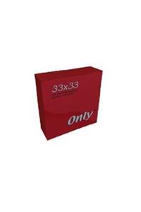 Only Çift Katlı Lüx Peçete Kırmızı 33x31