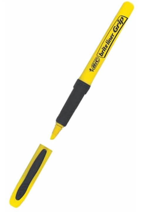 Bic Bıc Highlighter Grip Fosforlu Kalem Sarı Tekli