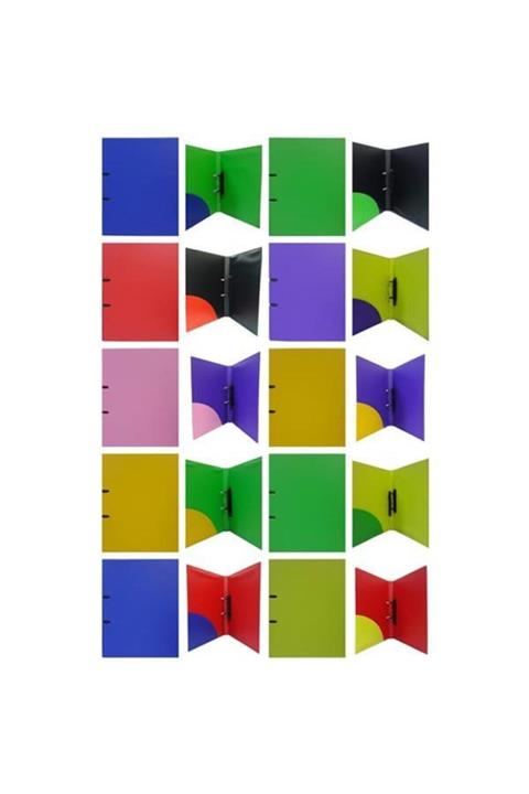 Önder Raınbow Colors 2 Halkalı Pvc Lacivert Klasör 121-06