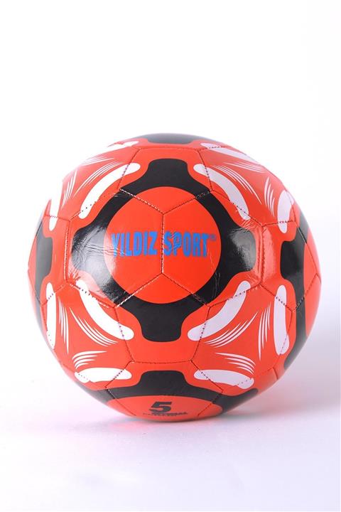 yıldızsport Kırmızı & 2 Adet Beyaz Futbol Topu